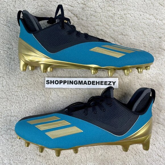 adidas ADIZERO SCORCH 2 Jacksonville Jaguars Football Cleats Black Teal main image 6